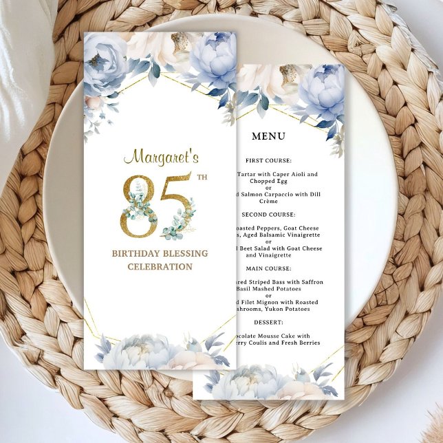 85th Birthday Party Menu (Criador carregado)