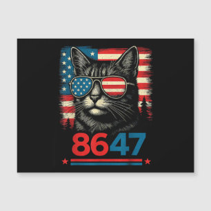 8647 86 47 Óculos de Sol Gato Divertido Bandeira E