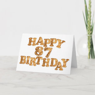87º Cartão de aniversário para um amante de coo