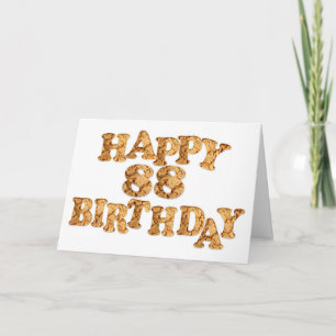 88º Cartão de aniversário para um amante de bis