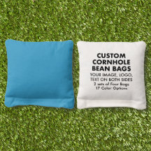 8 Bolsas Personalizadas de Bean TurquoISE - 17 Cor