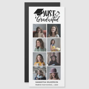 8 Colagem de Fotos Apenas Cartão Magnético Graduad