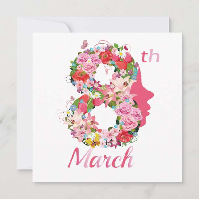 8 de março Dia Internacional da Mulher (Frente)