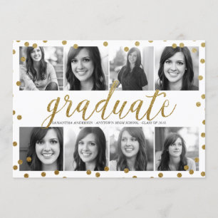8 Foto: Convite Para Graduação De Procura Dourad