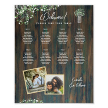 8 Mesa Rústica Madeira Gypsophila FOTO