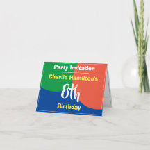 8.o Convite de Aniversário