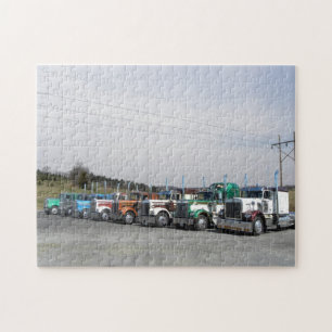 8 quebra-cabeça de Kenworth W900As