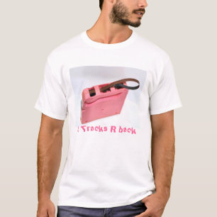 8 trilhas R suportam a camisa cor-de-rosa do