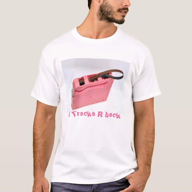 8 trilhas R suportam a camisa cor-de-rosa do (Frente)