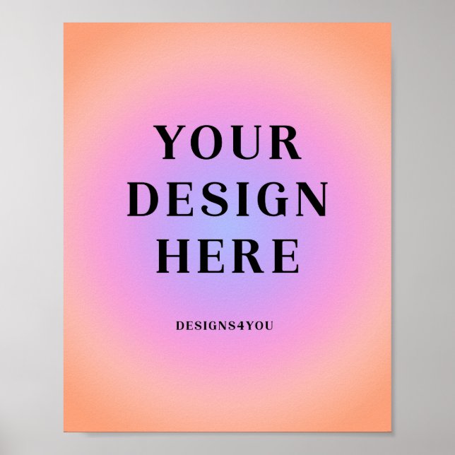 8 x 10 Impressão Vertical (Frente)