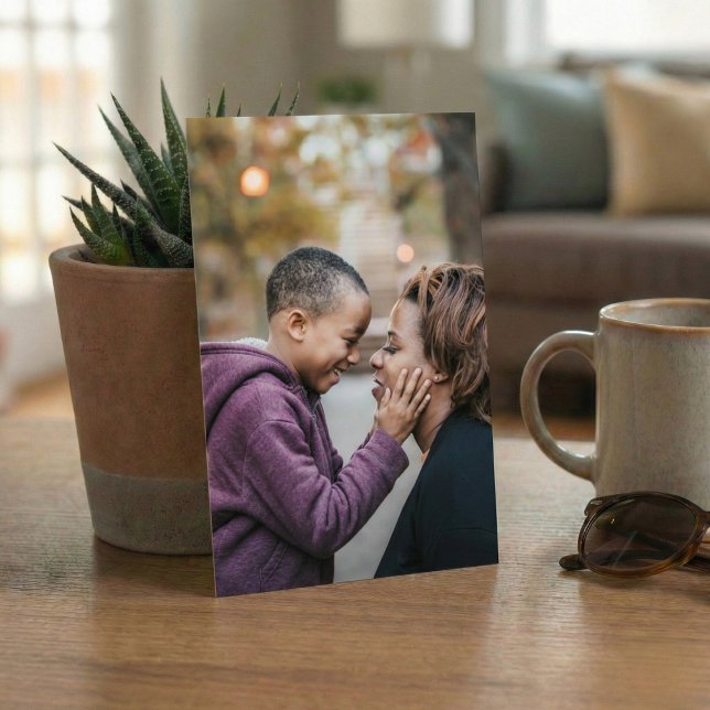 8" x 12" Premium com fotografia Alargada (The Professional Vertical Choice)