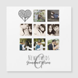 8 x FOTO COLAGE Novas mesas personalizadas WEDDING
