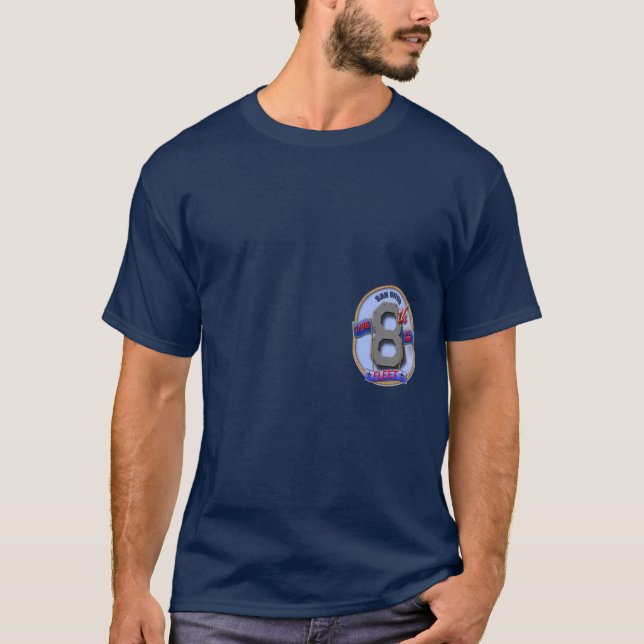 8o T-shirt da frota (Frente)