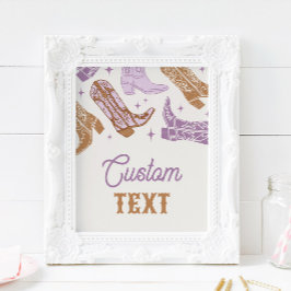 8x10 - Símbolo roxo editável ocidental