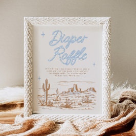 8x10 Sinal de Raffle Fralda Ocidental