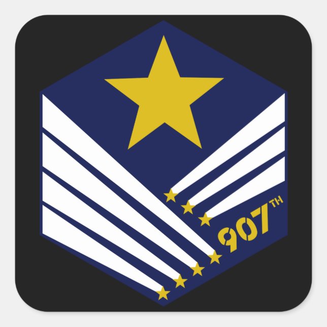 907.o autocolante da crista (não afunilado) (Frente)