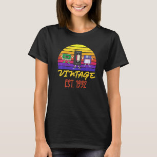 90 Birthday Old Recorder Camisetas Engraçadas Est