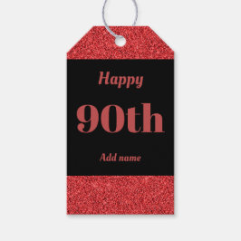 90 de etiquetas de presente de aniversário persona