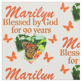 90 PERSONALIZADO TECIDO DE BORDA DE ANIVERSÁRIO