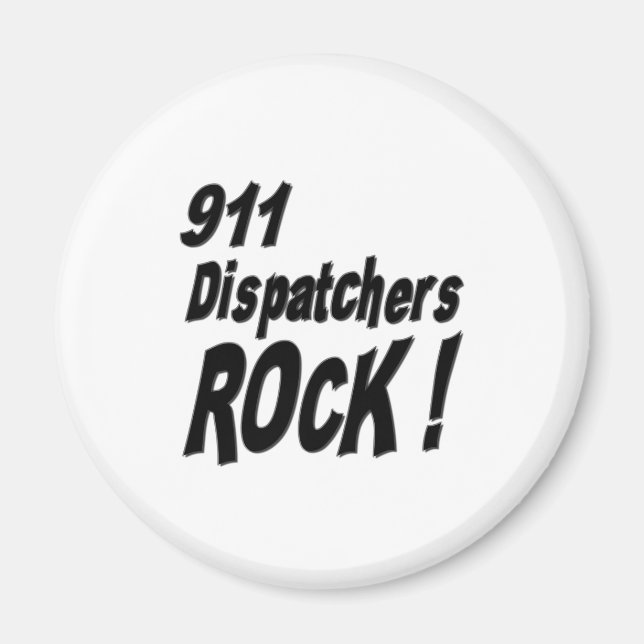 911 Dispatchers Rock! Íman (Frente)