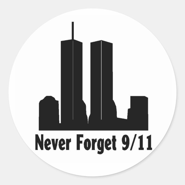 911 Lembrar adesivo (Frente)