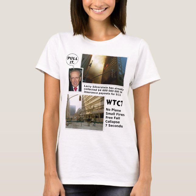 911 Truth WTC7 - Coloque a camiseta (Frente)