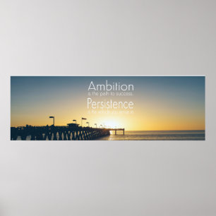 91,44cm x 30,48cm, Inspirational quota poster