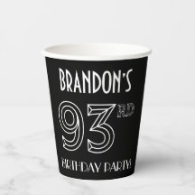 93.a Festa de aniversário: Estilo de Deco da Arte 