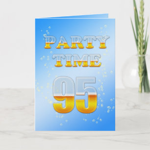 95º convite de aniversário com muita cerveja