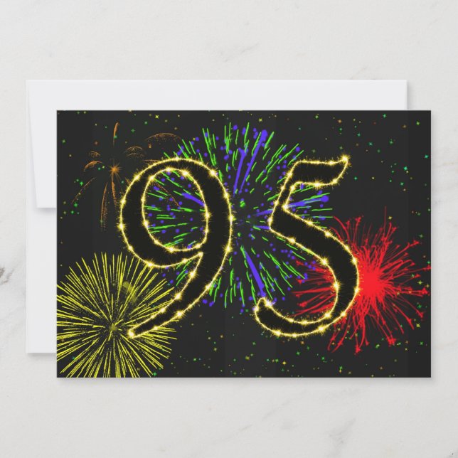 95.º convite à festa de aniversário (Frente)