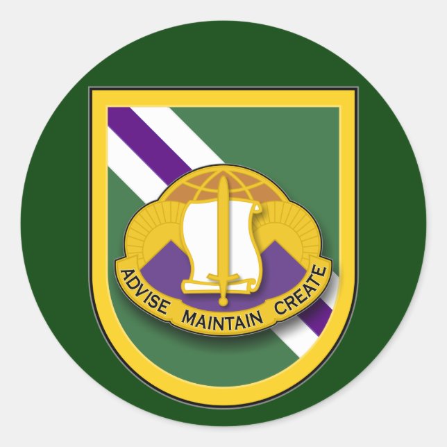 96th Bn dos assuntos civis - etiquetas (Frente)