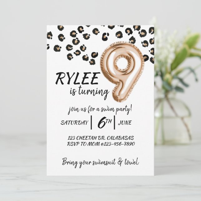 9.º ANIVERSÁRIO, QUEIJO, FESTA DE GAROTAS, LEOPARD (Em pé/Frente)