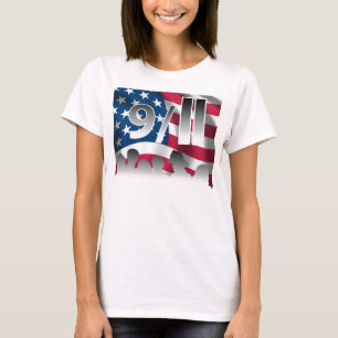 9/11 de camisa comemorativa