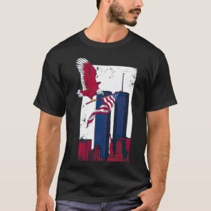 9 11 Nunca Esqueça 9 11 Memorial _por Camiseta
