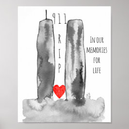 9-11 Poster do Memorial do World Trade Center