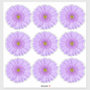 9 adesivos de corte de flor de margarida Gerber ro