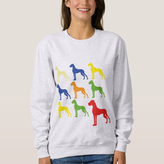 9 Great Dane / 6 cores T-Shirt (Frente)