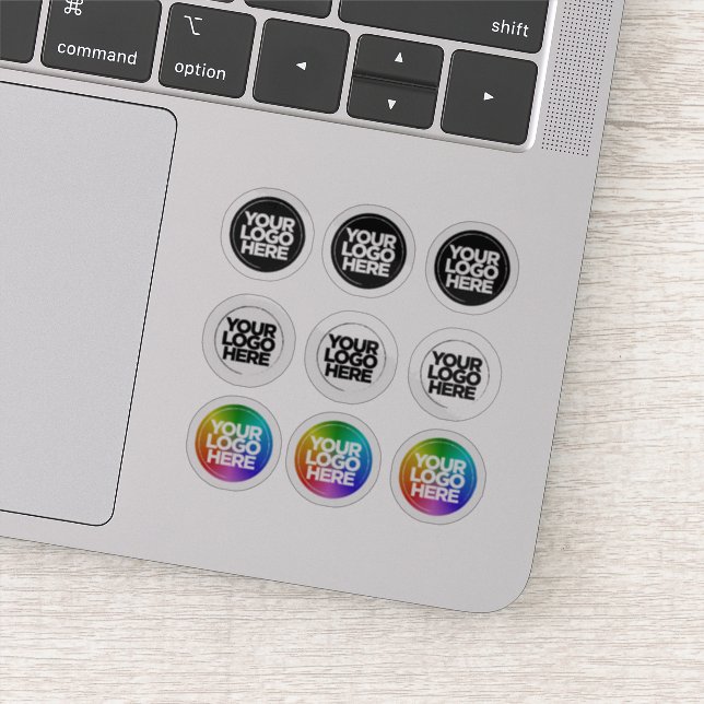 9 Logotipo personalizado Pequeno adesivo 0,50" - 0 (Detalhe)