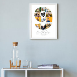 9th Birthday Photo Collage Poster Keepsake