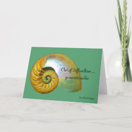 A09 nautilus Shell - cartão inspirado 2 das
