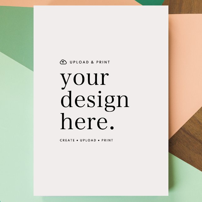 A5 Folheto Carregar seu Design (Your own flyer creation, simply upload your photo or design artwork from Photoshop, Canva & more!)