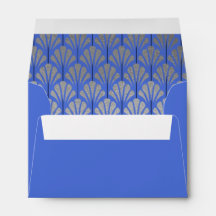 A6 Deco Personalizado Ventiladores de Arte Azul