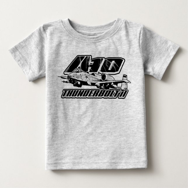 A-10 Thunderbolt II Baby Romper T-Shirt (Frente)