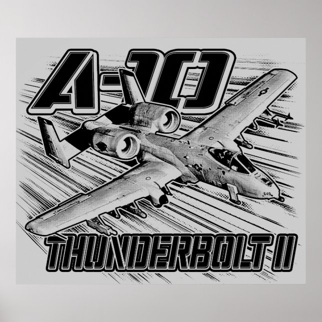 A-10 Thunderbolt II Poster (Frente)