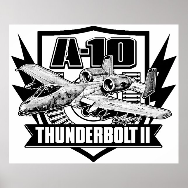 A-10 Thunderbolt II Poster (Frente)
