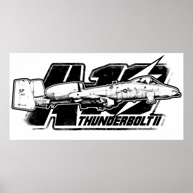A-10 Thunderbolt II Poster (Frente)