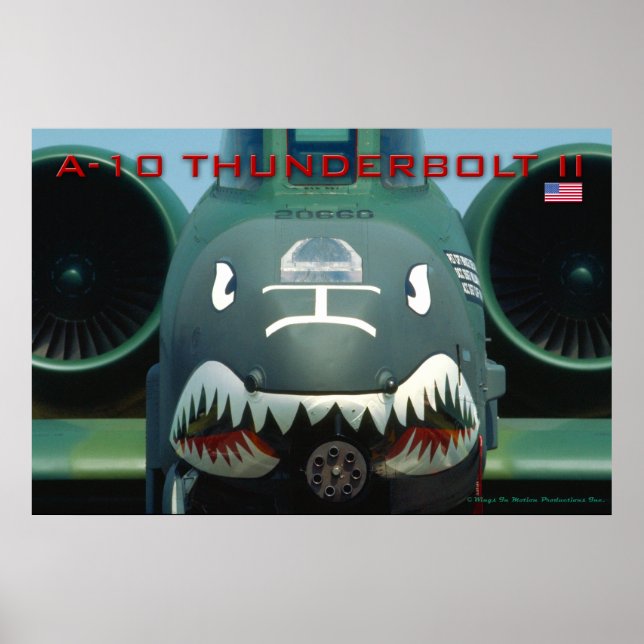 A-10 Thunderbolt Poster (Frente)