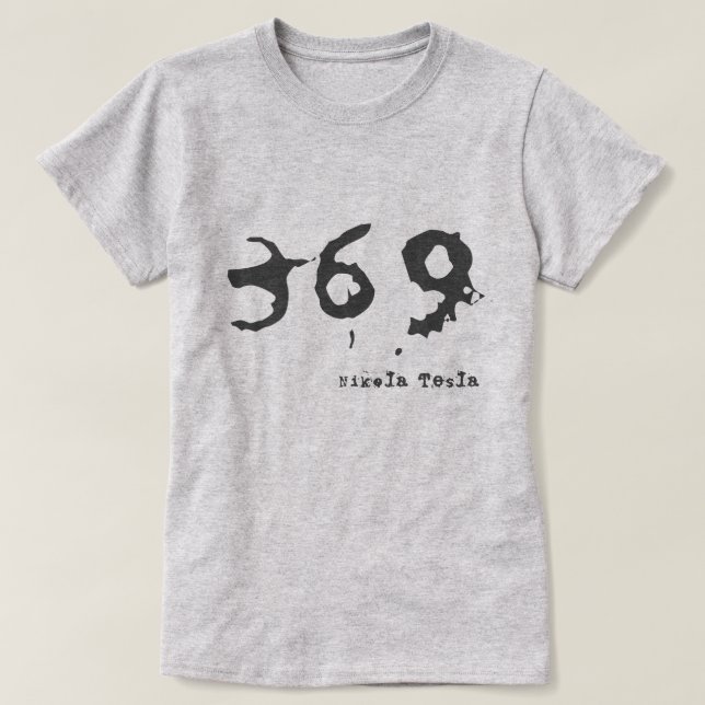 A 369 Mensagem Damas T-Shirt (Frente do Design)