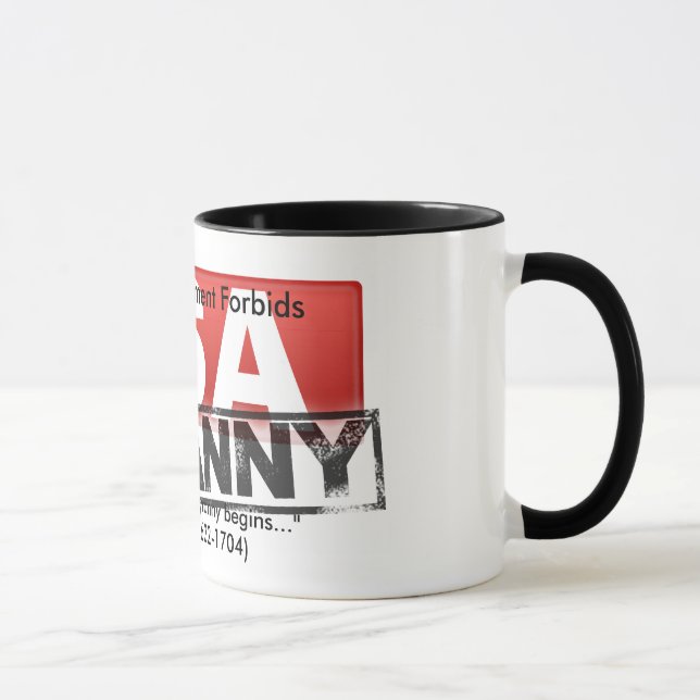 A 4o alteração proibe a caneca da tirania de TSA (Direita)