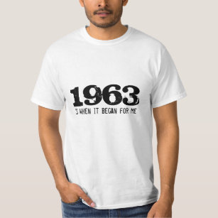 a 50th camisa   1963 do aniversário é quando